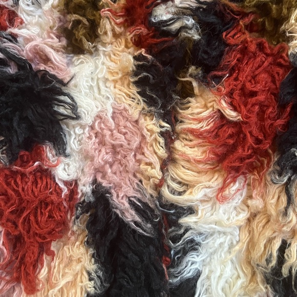 Shaggy Furry Boho Block Color Coat Jacket size Medium
Natural earthy colors - Picture 7 of 8